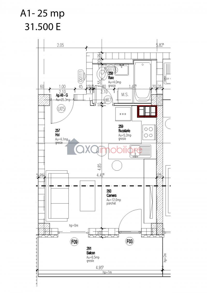 Apartament 1 camere de vanzare in Cluj-Napoca, cartier Zorilor